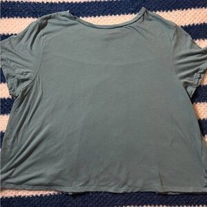 Old Navy Active Go-Dry Top in Light Blue - Flowy Open Back